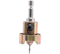 Louttary Trapano per la lavorazione del legno con profondità regolabile, punta per svasare 3/8 X 3/32 X 1/4, durevole, facile da installare, facile da usare