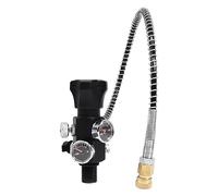 Louttary Valvola DIN M18 x 1,5, adattatore sommergibile, valvola per bottiglia, pressione di lavoro 4500 Psi con per serbatoio d'aria, serbatoio