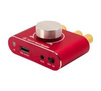 Louttary X15H 15WX2 Stereo Digital Power Audio AMP Amplificador Theater Telecomando HiFi 5.1 Bluetooth Amplificatore Board Rosso