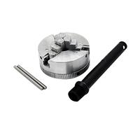 Louttary Z011 - Mini mandrino autocentrante in metallo a 3 ganasce per tornio CNC, colore: