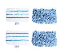 Louu 4 pezzi di ricambio per Steam Mop Pad per Black & Decker FSM1500 FSM1600 FSM1610 FSM1620 FSMH1621 FSM1630 e FSMP20 Mop Cloth di pulizia