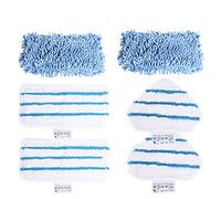 Louu 6 pezzi di pulizia per pavimenti Mop Pads per Black & Decker FSM1500 FSM1600 FSM1610 FSM1620 FSMH1621 FSM1630 e FSMP20
