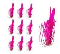 Louures spinner gonna in silicone, linee di pesca modelli | 10 pezzi Luminosi in Silicone Jig Jirts Lares Kit | di pesce flessibile per bacini d'acqua di mare a casa degli amici