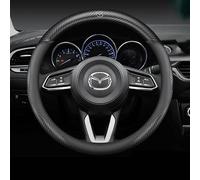 LOUUYJH Coprivolante Auto, per Mazda CX-3 SUV 2015-2018 38cm Antiscivolo Traspirante Protezione Volante Auto Interno Accessori,A