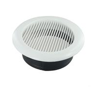 Louvers - Tappo di copertura per condotto dell'aria da 200 mm, per pareti o soffitti, 75 mm, 150 mm, 125 mm, 100 mm, colore: bianco