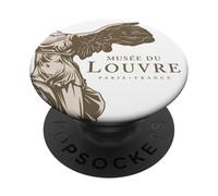 Louvre Parigi Francia Vittoria alata PopSockets PopGrip Adesivo