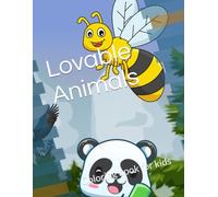 Lovable Animals: Coloring book for kids
