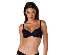 LOVABLE Balconette Con Ferretto E Coppe Leggermente Imbottite Sensual Touch, Reggiseno Donna, Nero, 36 / 4C