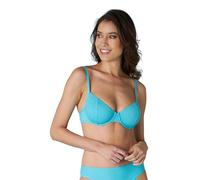 Lovable Bikini Reggiseno con Ferretto Plain Lurex Donna, Azzurro, 75C