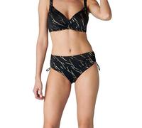 Lovable Bikini Slip a Vita Alta Refined Shaping Micro Donna, Nero e Oro, M