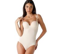 Lovable Body Balconcino in Microfibra | Coppe Imbottite | Controllo Leggero Modellante Strapless con Spalline Multifunzione | Invisible Secret Donna, Skin, 34 / 3B
