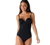 Lovable Body Balconcino in Microfibra | Coppe Imbottite | Controllo Leggero Modellante Strapless con Spalline Multifunzione | Invisible Secret Donna, Nero, 38 / 5B