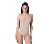 Lovable Body Modellante Senza Ferretto Seamless | Microfibra Tecnica Senza Cuciture | Effetto Contenitivo Invisibile | Silhouette Shaping Donna, Cipria, S
