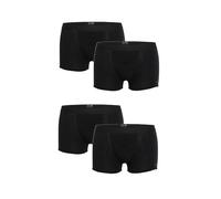 Lovable Boxer in Cotone Elasticizzato | Multipack | Pacco 4 Pezzi | Comodi e Traspiranti | Intimo Basic Comfort Quotidiano | Mutande Uomo X4, Nero per 4, 6/XL