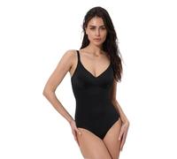 Lovable Costume da Bagno Intero | Ferretto Invisibile | Massimo Supporto | Microfibra Lucida | Expert Shiny Micro Donna, Nero 34D - 3D