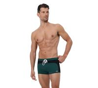 Lovable Costume da Bagno Maschile Short Boxer | Parigamba in Tessuto Microfibra Riciclato | Piscina, Nuoto e Mare Uomo, Verde Scuro 6 - XL
