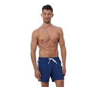 Lovable Costume da Bagno Pantaloncino Maschile | Short Boxer in Tessuto ad Asciugatura Rapida | Calzoncino Mare Fodera | Uomo, Blu Scuro 4 - M
