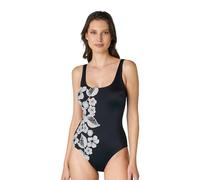 Lovable Costume Intero Contenimento Leggero Printed Shaping Micro Donna, Nero Stampato 36C - 4C