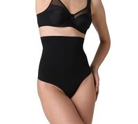 Lovable Guaina Modellante Vita Alta Seamless Perizoma | Microfibra Tecnica Senza Cuciture | Effetto Contenitivo Invisibile | Silhouette Shaping Donna, Nero, S