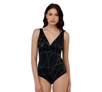 Lovable Intero Refined Shaping Micro, Costume de Donna, Nero, 36E