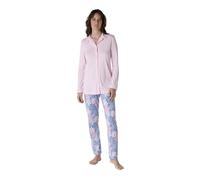 Lovable Lungo Aperto in Cotone Modal Set di Pigiama Donna (Pacco da 1)