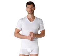 Lovable LVB T-Shirt Scollo a V 100% Cotone Classic Cotton Uomo, Bianco 3 - S
