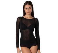 Lovable Maglia Manica Lunga con Scollo a Barchetta e Finiture Invisibili - Modal e Cashmere Elasticizzato -Traspirante, Calda e Morbida - Maglieria Donna