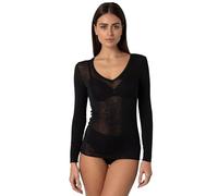 Lovable Maglia Manica Lunga Scollo a V Profondo e Finiture Invisibili - Modal e Cashmere Elasticizzato -Traspirante, Calda e Morbida - Maglieria Donna