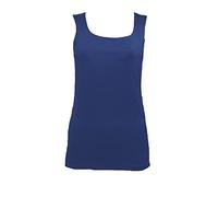 Lovable Microfibra Canotta, Blu (Blu 007), Large (Taglia Produttore:L) Donna