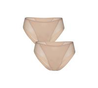 Lovable Midi Sgambato Invisible Ultra Light Bi-pack, Slip Donna, Skin, S
