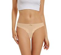Lovable Mutande Mestruali Mutandine da Donna Sexy Perizoma Senza Cuciture Mutandine Perizoma Traspiranti in di Ghiaccio Mutande Assorbenti Pantaloncini Donna Cotone (Beige, XL)