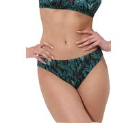 Lovable Parte Bassa del Costume | Slip Brasiliano in Microfibra | Contemporary Printed Micro Donna, Stampa Foresta Tropicale 4 - L