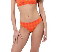 Lovable Parte Bassa del Costume | Slip Brasiliano in Microfibra Essential Micro | Fodera Anteriore e Posteriore, Taglio Verticale Retro, Resistente a Cloro, Arancione Stampa Sole 4 - L