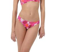 Lovable Parte Bassa del Costume | Slip Brasiliano in Microfibra Riciclata RCS | Resistente al Cloro e UV RCS Recycled Donna, Fucsia Stampa Conchiglie 3 - M