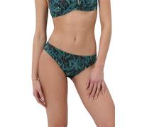 Lovable Parte Bassa del Costume | Slip Midi in Microfibra | Contemporary Printed Micro Donna, Stampa Foresta Tropicale 4 - L