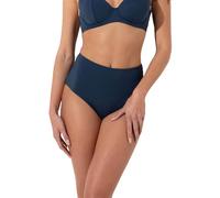 Lovable Parte Bassa del Costume | Slip Modellante a Vita Alta | Microfibra Effetto Shape | Rephined Shaping Micro Donna, Blu Scuro 5 - XL