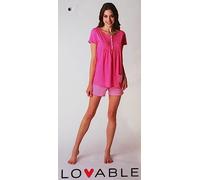 LOVABLE Pigiama Donna Corto Fucsia Fucsia S
