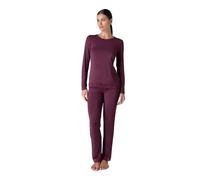 Lovable Pigiama Lungo in Modal Morbido e Traspirante | Maglia con Scollo Tondo e Inserti in Pizzo | Pantaloni Lunghi con Dettagli Coordinati | Donna
