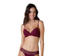 Lovable Push-up con Ferretto Exquisite Lace Reggiseno, Bordeaux, 32 / 2B Donna