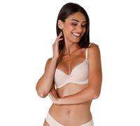 LOVABLE Balconette Con Ferretto E Coppe Leggermente Imbottite Sensual Touch, Reggiseno Donna, Skin, 36 / 4C