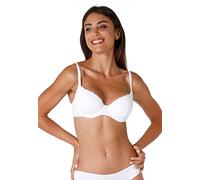 LOVABLE Balconette Con Ferretto E Coppe Leggermente Imbottite Sensual Touch, Reggiseno Donna, Bianco, 36 / 4C
