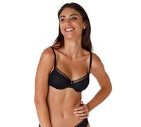 Lovable Reggiseno con Ferretto e Coppe non Imbottite Preformate in Microfibra, Sostegno, Forma Seno Naturale, Art. 027M, My Daily Comfort Donna, Nero, 36 / 4C