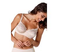 Lovable Reggiseno con Ferretto in Pizzo Elastico | Alto Sostegno con Coppe Taglio a 3 e Ferretto Flexystrong | Intimo 4068 Linea Exuberance Donna, Skin, 38 / 5D