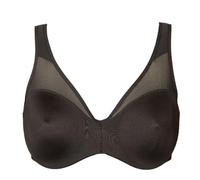 Lovable Reggiseno Donna Generous Minimizer con Ferretto e Coppa in Microfibra con Inserti in Tulle Articolo L0AMT, 004 Nero/Black, 4