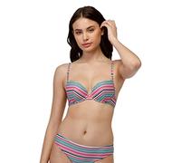 Lovable Reggiseno Ferretto Imbottito RCS Recycled, Bikini Donna, Righe Multicolor, 34 / 3C