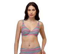 LOVABLE Reggiseno Ferretto Vela RCS Recycled Bikini, Righe Multicolor, 36C Donna