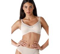 Lovable Reggiseno Senza Ferretto Ampio Sostegno, Coppe Non Imbottite, Forme Generose, Microfibra e Tulle, Modern Shaping (Generous) Donna, Skin, 36 / 4E