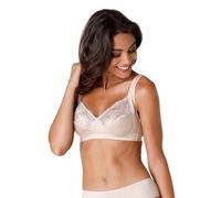 Lovable Reggiseno Senza Ferretto in Pizzo Elastico | Coppe Taglio a Due con Ring System | Alto Sostegno | Intimo 4078 Exuberance Donna, Skin, 36 / 4C