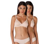 Lovable Reggiseno Senza Imbottitura e Senza Ferretto, Cotone Elasticizzato, Spalline con Regolazione Frontale, Pacco da 2, Cotton Line Donna