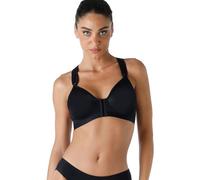LOVABLE Sportivo Alto Impatto con Allacciatura Frontale Active Comfort Reggiseno, Nero, 36 / 4E Donna